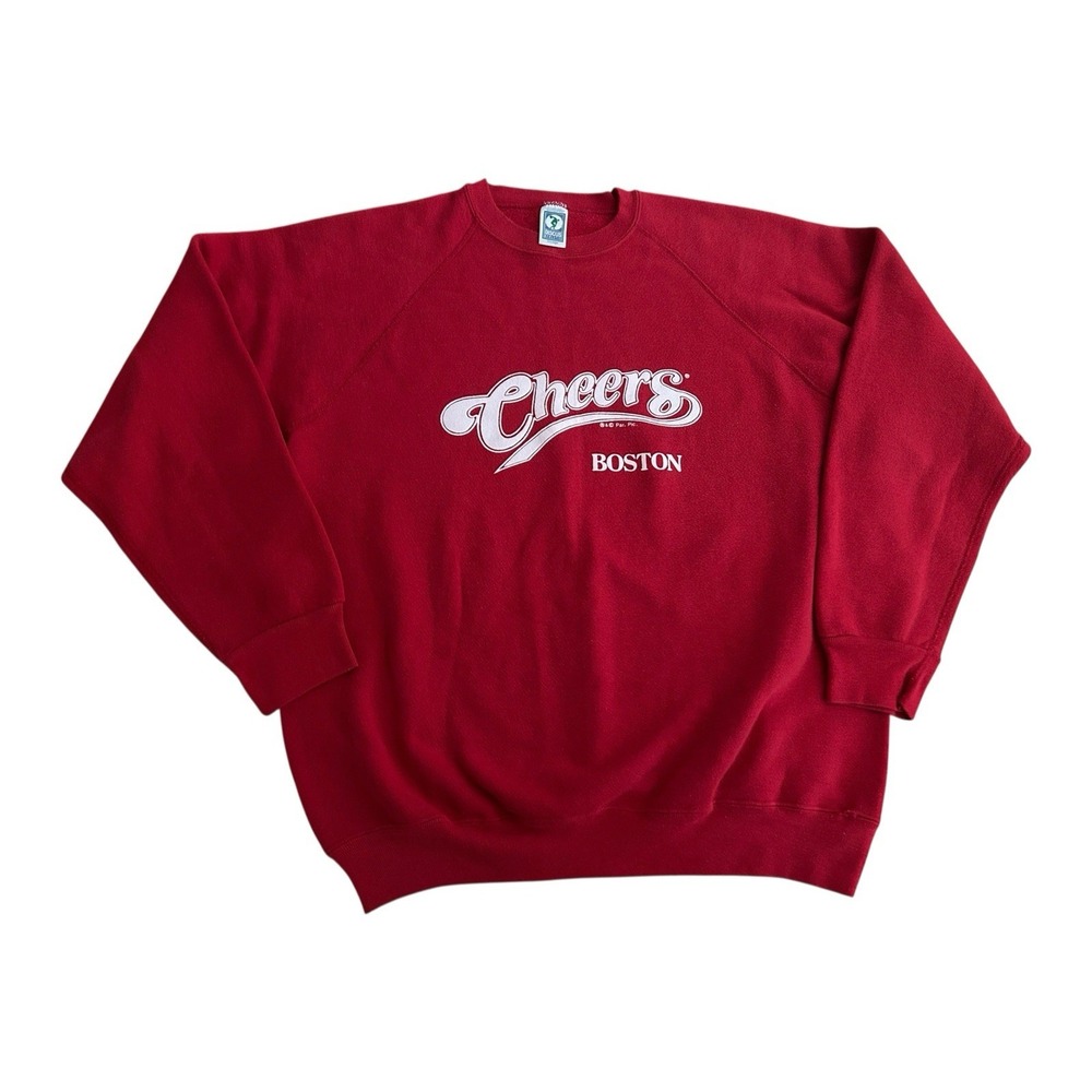 VTG 80s 90s Cheers Boston Bar TV Show‎ Made In USA Sweatshirt Promo Size XL